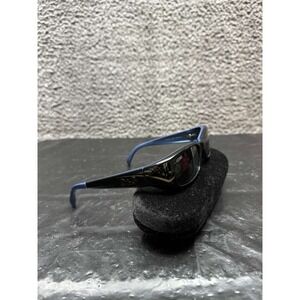 Vintage Y2K Dolce & Gabbana DG 2001 362 Sunglasses Black/Metallic Blue 52-16 120